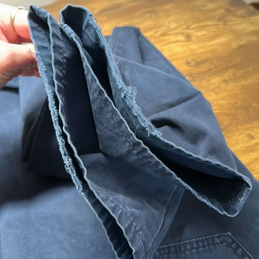 Polo Ralph Lauren Navy‎ Blue Pants Khaki Chino size 36x30 100% Cotton